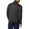 Columbia mens Sweater Weather Half Zip(Black Heather)