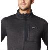 Columbia mens Sweater Weather Half Zip(Black Heather)