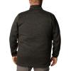 Columbia mens Sweater Weather Half Zip(Black Heather/Black)