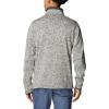 Columbia mens Sweater Weather Half Zip(Chalk Heather/Shark)