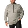 Columbia mens Sweater Weather Half Zip(City Grey Heather/Shark)