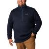 Columbia mens Sweater Weather Half Zip(Collegiate Navy Heather/Collegiate Navy)