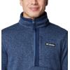 Columbia mens Sweater Weather Half Zip(Dark Mountain Heather)
