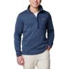 Columbia mens Sweater Weather Half Zip(Dark Mountain Heather)