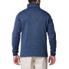 Columbia mens Sweater Weather Half Zip(Dark Mountain Heather)