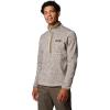 Columbia mens Sweater Weather Half Zip(Dark Stone Heather)