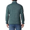 Columbia mens Sweater Weather Half Zip(Night Wave Heather/Metal)