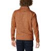 Columbia mens Sweater Weather Half Zip(Warm Copper)
