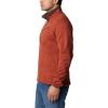 Columbia mens Sweater Weather Half Zip(Warp Red Heather/Shark)