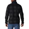 Columbia mens Sweater Weather II Printed Half Zip(Black Buffalo Check Print)