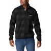 Columbia mens Sweater Weather II Printed Half Zip(Black Buffalo Check Print)