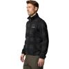 Columbia mens Sweater Weather II Printed Half Zip(Black Buffalo/Check Print/Shark Black)