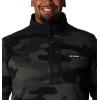 Columbia mens Sweater Weather II Printed Half Zip(Black Mod Camo)