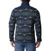 Columbia mens Sweater Weather II Printed Half Zip(Collegiate Navy Checkered Peaks Print)