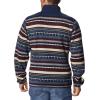 Columbia mens Sweater Weather II Printed Half Zip(Dark Mountain Apres Stripe)