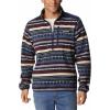 Columbia mens Sweater Weather II Printed Half Zip(Dark Mountain Apres Stripe)