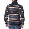 Columbia mens Sweater Weather II Printed Half Zip(Dark Mountain Apres Stripe)
