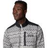Columbia mens Sweater Weather II Printed Half Zip(Dark Stone Madras Multi)