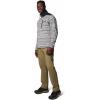 Columbia mens Sweater Weather II Printed Half Zip(Dark Stone Madras Tonal)