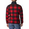 Columbia mens Sweater Weather II Printed Half Zip(Mountain Red Check Print)