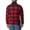 Columbia mens Sweater Weather II Printed Half Zip(Mountain Red Check Print)