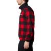 Columbia mens Sweater Weather II Printed Half Zip(Mountain Red/Check Print/Mountain Red Black)