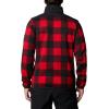Columbia mens Sweater Weather II Printed Half Zip(Mountain Red/Check Print/Mountain Red Black)