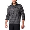 Columbia mens Sweater Weather II Printed Half Zip(Shark Madras Tonal)