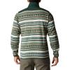 Columbia mens Sweater Weather II Printed Half Zip(Spruce Apres Stripe)