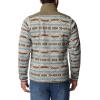 Columbia mens Sweater Weather II Printed Half Zip(Stone Blue Checkered Peaks Print)