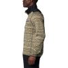 Columbia mens Sweater Weather II Printed Half Zip(Stone Green Madras Multi)