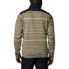 Columbia mens Sweater Weather II Printed Half Zip(Stone Green Madras Multi)