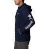Columbia mens Trek Full Zip Hoodie(2024 Collegiate Navy/Csc Sleeve Logo)