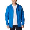 Columbia mens Trek Full Zip Hoodie(Bright Indigo)