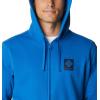 Columbia mens Trek Full Zip Hoodie(Bright Indigo)