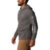 Columbia mens Trek Full Zip Hoodie(Charcoal Heather)