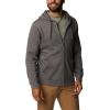 Columbia mens Trek Full Zip Hoodie(Charcoal Heather)