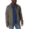 Columbia mens Trek Full Zip Hoodie(Charcoal Heather/Csc Sleeve Logo)