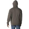 Columbia mens Trek Full Zip Hoodie(Charcoal Heather/Csc Sleeve Logo)