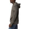 Columbia mens Trek Full Zip Hoodie(Charcoal Heather/Csc Sleeve Logo)
