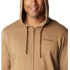Columbia mens Trek Full Zip Hoodie(Delta Heather/Csc Sleeve Logo)
