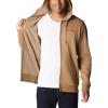 Columbia mens Trek Full Zip Hoodie(Delta Heather/Csc Sleeve Logo)