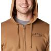 Columbia mens Trek Full Zip Hoodie(Delta/Arched Brand Logo)