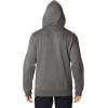 Columbia mens Trek Full Zip Hoodie(Grey-charcoal Heather)