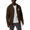 Columbia mens Trek Full Zip Hoodie(Olive Green)