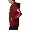 Columbia mens Trek Full Zip Hoodie(Red Jasper)