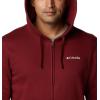 Columbia mens Trek Full Zip Hoodie(Red Jasper)