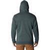 Columbia mens Trek Full Zip Hoodie(Spruce Heather/Arched Brand Logo)