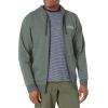 Columbia mens Trek Full Zip Hoodie(Spruce Heather/Arched Brand Logo)