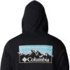 Columbia mens Trek Hoodie(Black  Checkered Range Graphic)